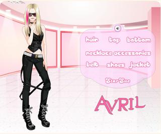 Игра Avril Lavigne Style