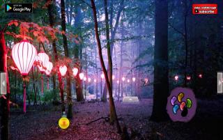 Игра Лес праздничных фонариков