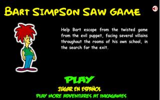Игра Bart Simpson Saw Game