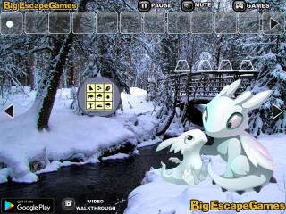 Игра Snow Dragon Forest Escape