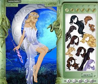 Игра Одевалка Лунная фея (Moon Fairy) 2