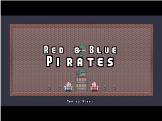 Игра  2 игрока Красно - Синие пираты