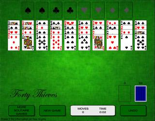 Игра Forty Thieves Solitaire