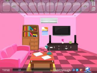 Игра Escape From Lovely Pink Room