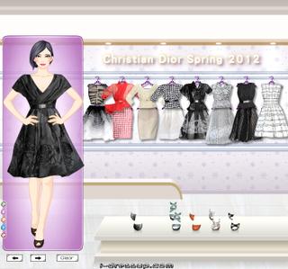 Игра Одевалка Christian Dior Весна 2012 Couture