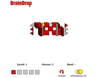 Игра Brain Drop