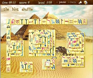 Игра Пасьянс Маджонг Египет