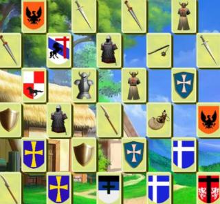 Игра Маджонг: Короли и рыцари