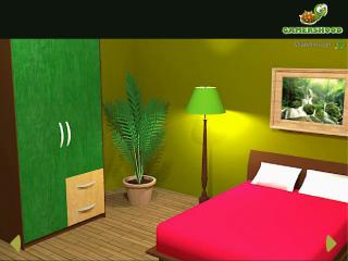 Игра Green Bedroom Escape
