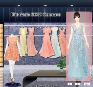 Игра Одевалка Elie Saab 2012 Couture