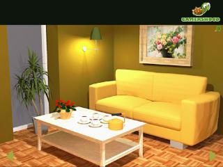 Игра Yellow Living Room