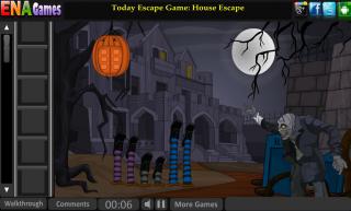 Игра Halloween Palace Escape фото