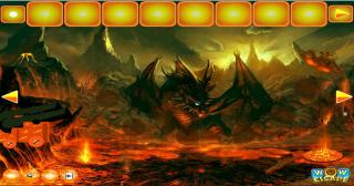 Игра Escape from Fire Dragon Landscape