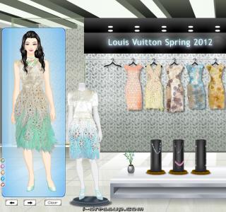 Игра Одевалка Louis Vuitton Весна 2012