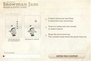 Игра Snowman Jam фото