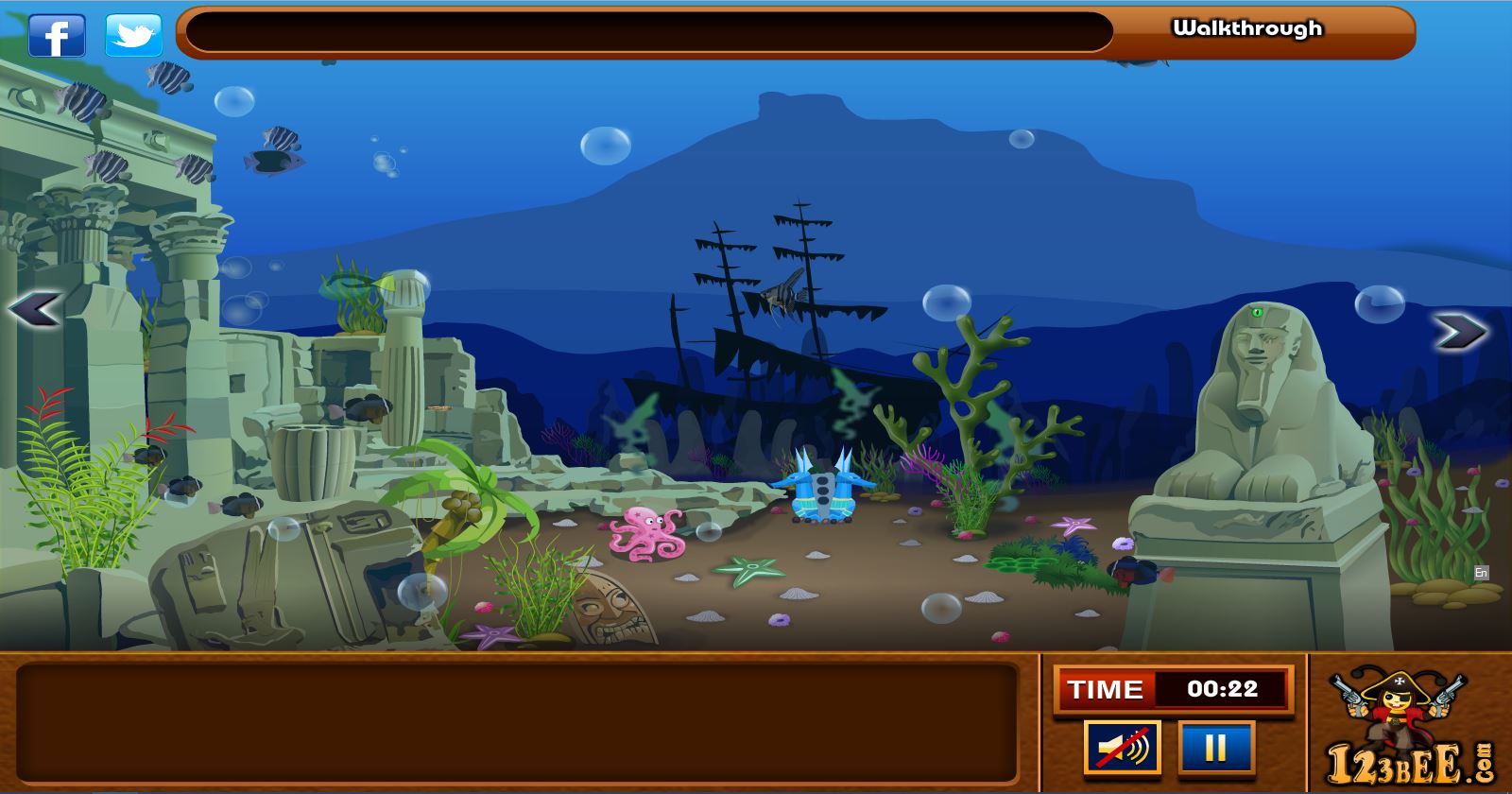 Прохождение игры flower horn fish escape