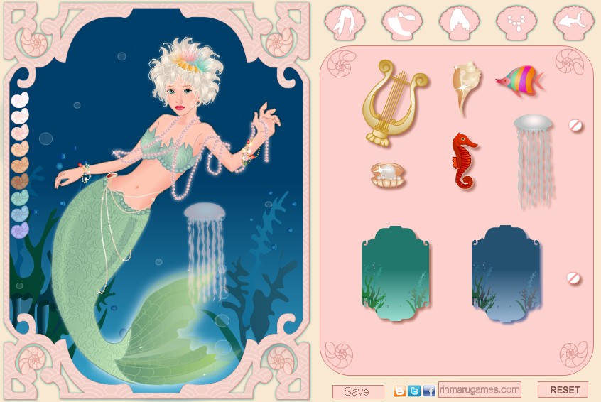 Игра : Mermaid Maker 