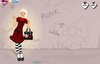 Игра Punk Lolita fashion dress up game