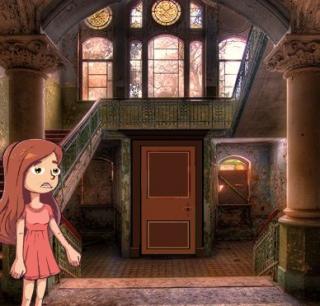 Игра Девочка в доме с привидениями фото