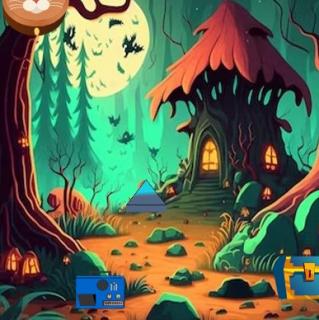 Игра Девочка сбегает от ведьм фото
