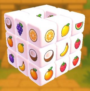 Игра Фруктовый маджонг 3D фото