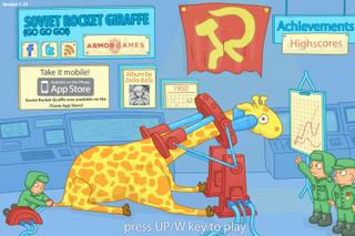 Игра Soviet Rocket Giraffe Go Go Go!