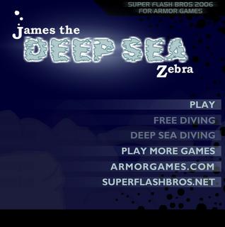 Игра James the Deep Sea Zebra