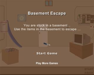 Игра Basement escape