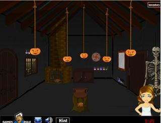Игра Halloween Spooky House Escape фото