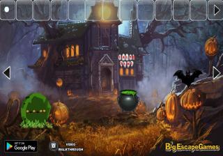 Игра Хеллоуинский лес с призраками