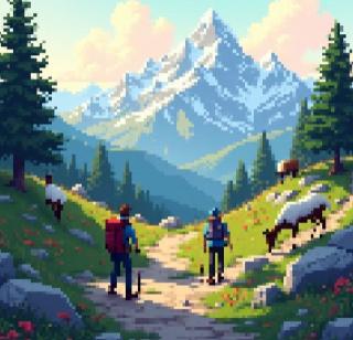 Игра Пиксельные пазлы фото