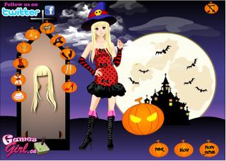 Игра Funny Halloween Girl Dress Up