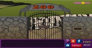 Игра Escape From Zoo with Sunglass