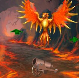Игра Побег от вулканических фениксов фото