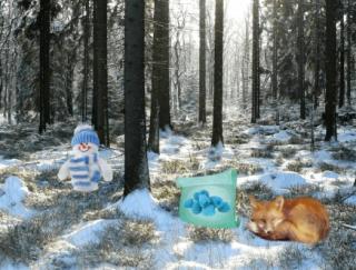 Игра Приключение в зимнем лесу