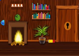 Игра Заснеженный деревянный дом