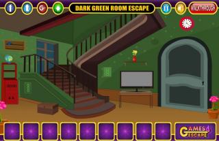 Игра Dark Green Room Escape