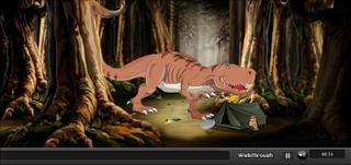 Игра Escape From The Dinosaur