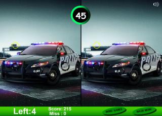 Игра Police Car 7 Differences