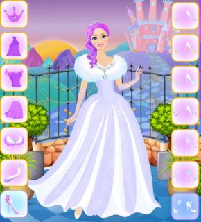 Игра Одевалка свадебное платье для принцессы