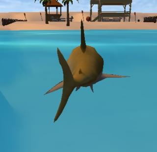 Игра Голодная хищная акула фото