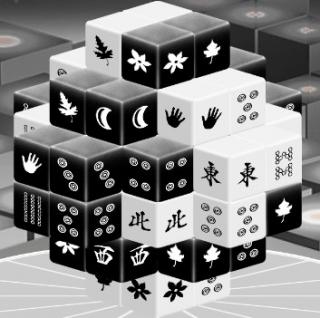 Игра Маджонг: Чёрно-белые измерения