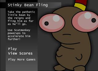 Игра Stinky Bean Fling 